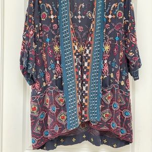 Johnny Was Embroidered Kimono